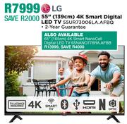 LG 55" (139cm) 4K Smart Digital LED TV 55UR73006LA.AFBQ