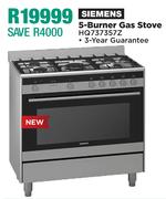 Siemens 5 Burner Gas Stove HQ737357Z