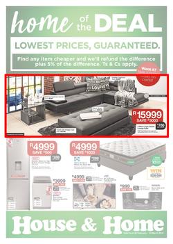 House & Home : Lowest Prices (26 Feb - 10 Mar 2019), page 1