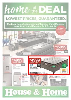 House & Home : Lowest Prices (26 Feb - 10 Mar 2019), page 1