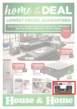 House & Home : Lowest Prices (26 Feb - 10 Mar 2019), page 1