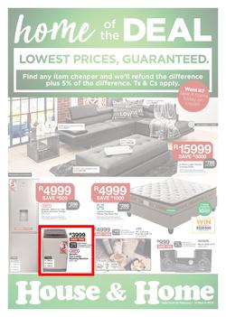 House & Home : Lowest Prices (26 Feb - 10 Mar 2019), page 1