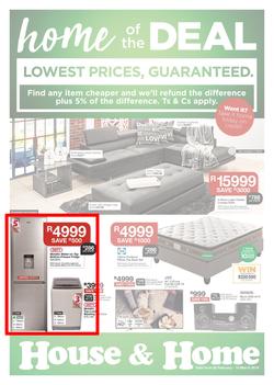 House & Home : Lowest Prices (26 Feb - 10 Mar 2019), page 1