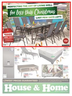 House & Home : Less This Christmas (10 Dec - 24 Dec 2018), page 1