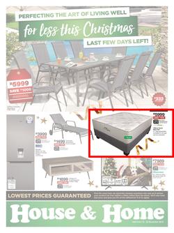 House & Home : Less This Christmas (10 Dec - 24 Dec 2018), page 1