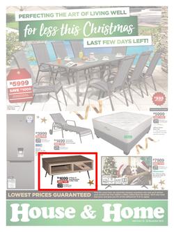 House & Home : Less This Christmas (10 Dec - 24 Dec 2018), page 1