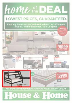 House & Home : Lowest Prices (11 Jun - 23 Jun 2019), page 1