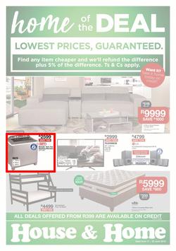House & Home : Lowest Prices (11 Jun - 23 Jun 2019), page 1