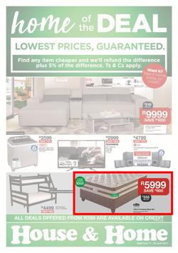 House & Home : Lowest Prices (11 Jun - 23 Jun 2019), page 1