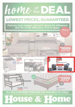 House & Home : Lowest Prices (11 Jun - 23 Jun 2019), page 1