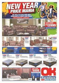 OK Furniture : New Year Price Mania (27 December - 09 January 2022)