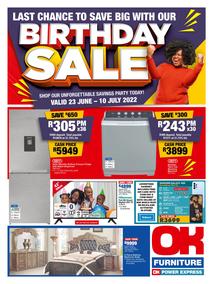 OK Furniture : Birthday Sale (23 June - 10 July 2022)
