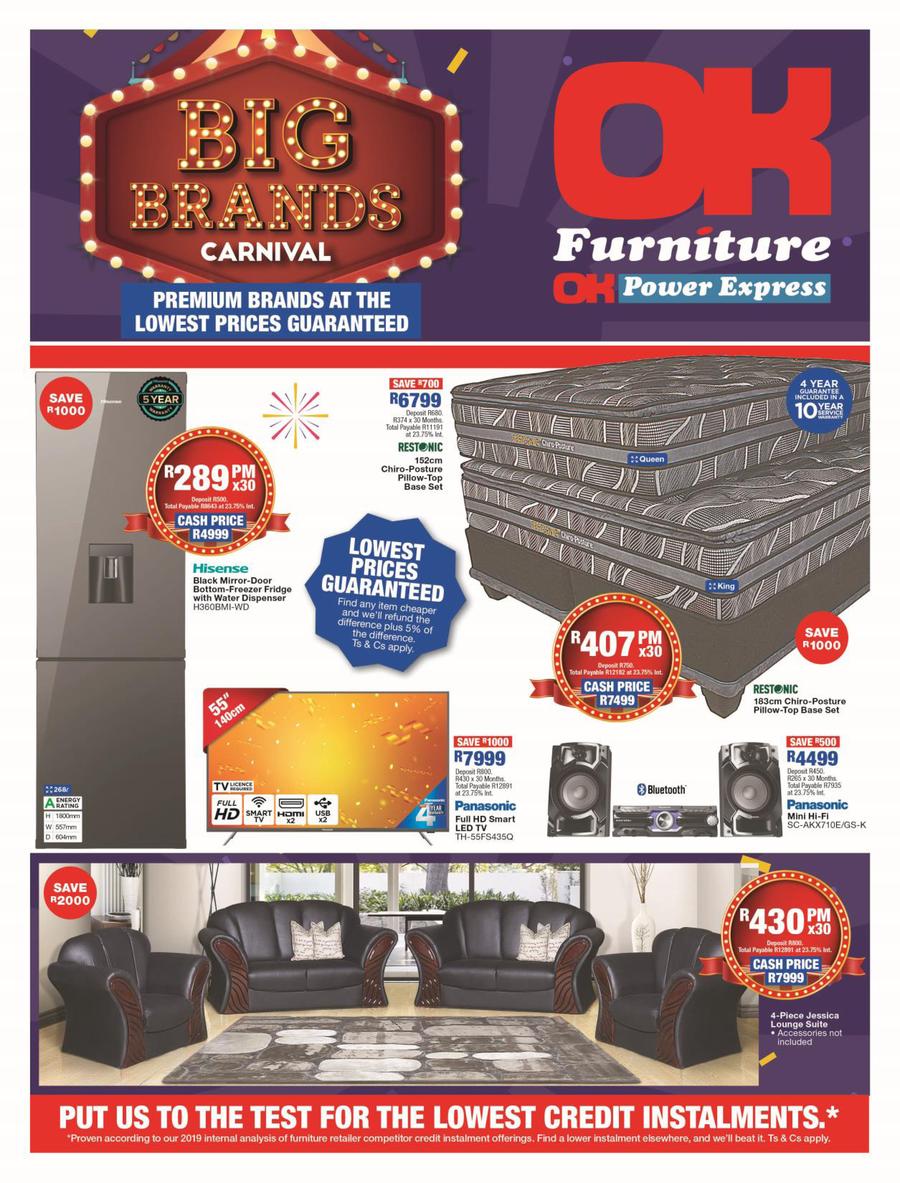 Ok Furniture Big Brand Carnival 23 Apr 05 May 2019 Www