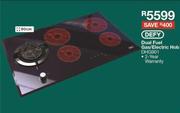 Defy 90cm Dual Fuel Gas/Electric Hob DHG901