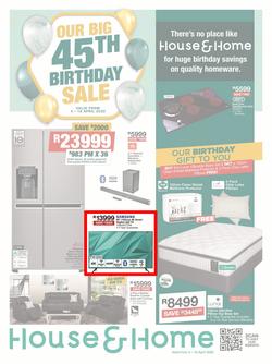 House & Home : 45TH Birthday Sale (04 April - 18 April 2022), page 1