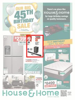 House & Home : 45TH Birthday Sale (04 April - 18 April 2022), page 1