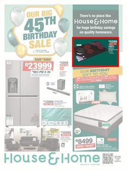 House & Home : 45TH Birthday Sale (04 April - 18 April 2022), page 1