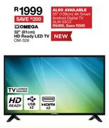 Omega 32" (81cm) HD Ready LED TV OM-326