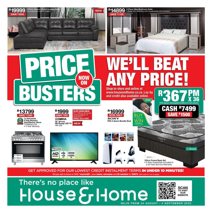 House & Home Price Busters (24 August 04 September 2022) — m.guzzle