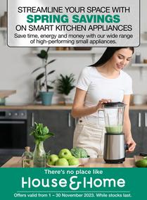 House & Home : Spring Savings On Smart Kitchen Appliances (01 November - 30 November 2023 While Stocks Last)