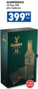 Glenfiddich Plus 2 Glasses-750ml