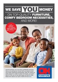 OK Furniture : We Save You Money (17 August - 04 September 2022)