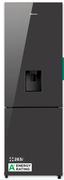 Hisense 263L Black Glass Finish Water On Tap Bottom Freezer Fridge H370BMIB-WD