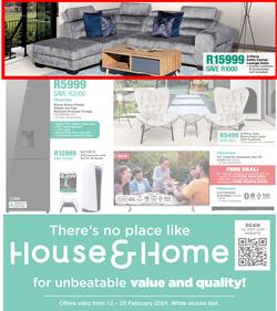 House & Home : Unbeatable Value & Quality (12 February - 25 February 2024), page 1