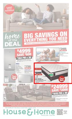 House & Home : Big Savings On Everything You Need (22 June - 5 July 2020), page 1