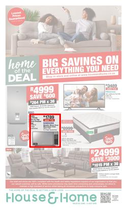 House & Home : Big Savings On Everything You Need (22 June - 5 July 2020), page 1