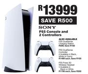 Sony PS5 Console & 2 Controllers