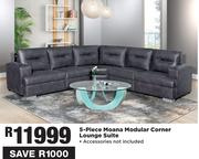 5 Piece Moana Modular Corner Lounge Suite