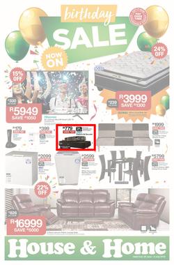 House & Home : Birthday Sale (26 Jun - 08 Jul 2018), page 1