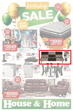 House & Home : Birthday Sale (26 Jun - 08 Jul 2018), page 1