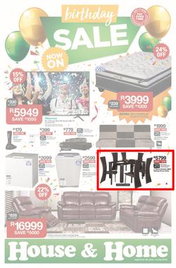 House & Home : Birthday Sale (26 Jun - 08 Jul 2018), page 1