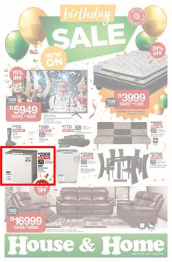 House & Home : Birthday Sale (26 Jun - 08 Jul 2018), page 1