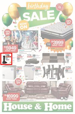 House & Home : Birthday Sale (26 Jun - 08 Jul 2018), page 1