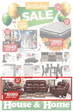 House & Home : Birthday Sale (26 Jun - 08 Jul 2018), page 1
