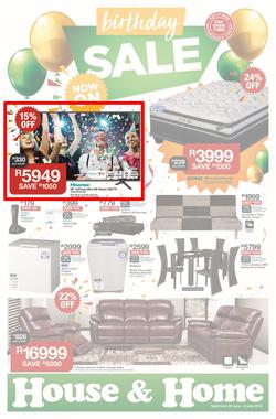 House & Home : Birthday Sale (26 Jun - 08 Jul 2018), page 1