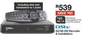 DSTV 5U/5S HD Decoder & Installation