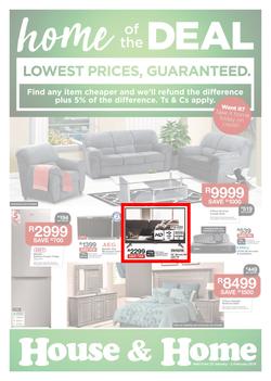 House & Home : Lowest Prices (22 Jan - 03 Feb 2019), page 1