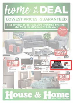 House & Home : Lowest Prices (22 Jan - 03 Feb 2019), page 1