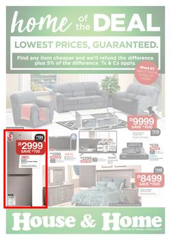 House & Home : Lowest Prices (22 Jan - 03 Feb 2019), page 1