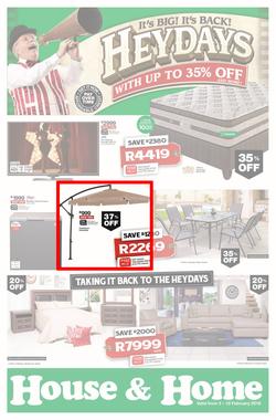 House & Home : Heydays (03 Feb - 10 Feb 2019), page 1