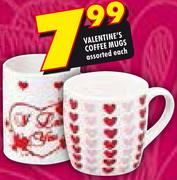 Valentine's Coffee Mugs-Each