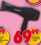 Essentials Hair Dryer 1200W