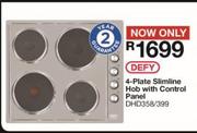 Defy 4-Plate Slimline Hob With Control Panel DHD358/399