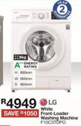 LG 8Kg White Front Loader Washing Machine F103TDPO