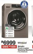 Whirlpool 9Kg Metallic Front Loader Washing Machine FSCR90426