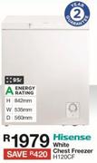 Hisense 95L White Chest Freezer H120CF